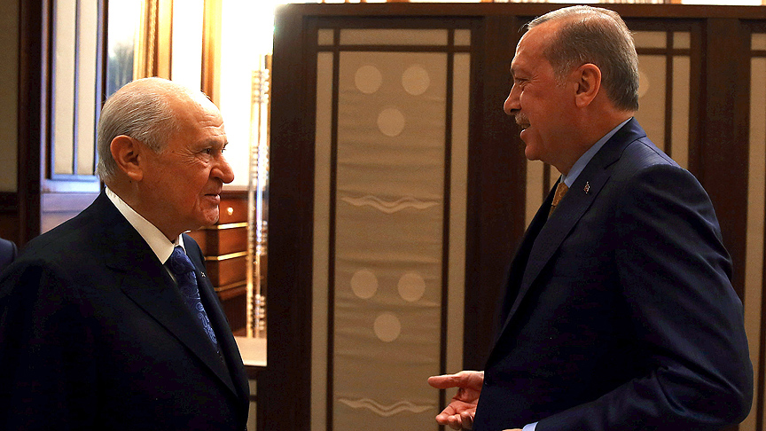 devlet bahçeli - recep tayyip erdoğan