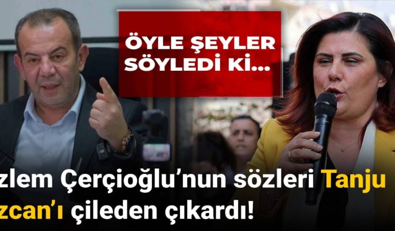 Özlem Çerçioğlu’nun sözleri Tanju Özcan’ı çileden çıkardı!