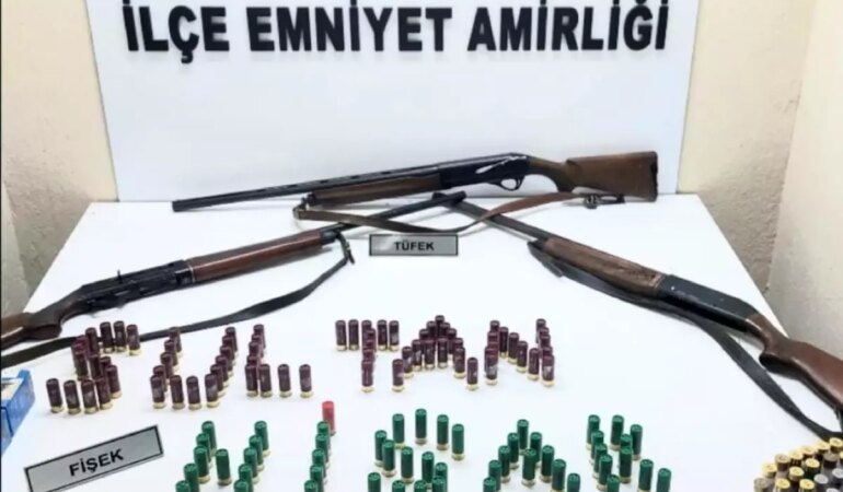 Aydın’da Ruhsatsız Silah Operasyonu: 3 Silah Ele Geçirildi