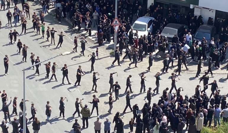 Kars’ta Kerbela Şehitleri İçin Matem Yürüyüşü