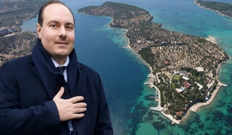 İzmir açıklarındaki cennet ada tarikatın malı çıktı!
